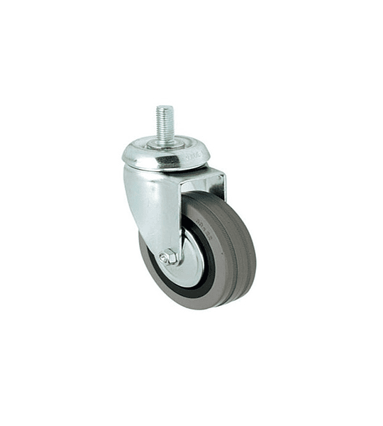 Rue018 rueda c/hilo 2.1/2" gir gris