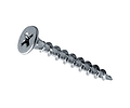 Tornillo drywall 3.5x25 zinc bolsa 100u