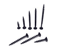 Tornillo drywall 3.5x25 negro bolsa 100u