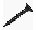 Tornillo drywall 3.5x25 negro bolsa 100u