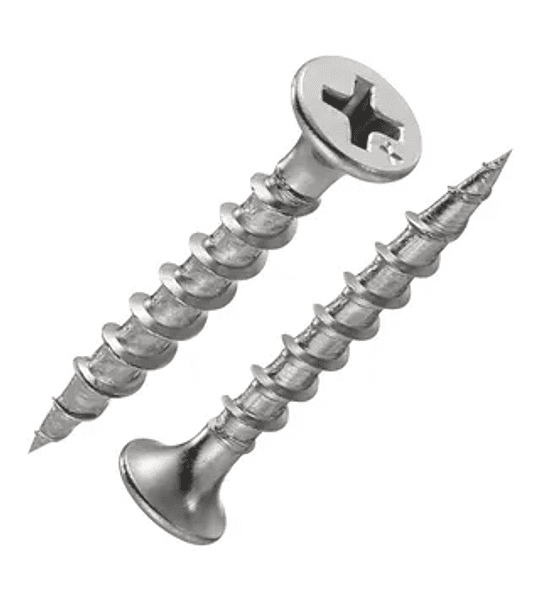 Tornillo drywall 3.5x32 zinc bolsa 100u