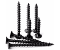 Tornillo drywall 3.5x40 negro bolsa 100u
