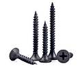 Tornillo drywall 3.5x50 negro bolsa 100u
