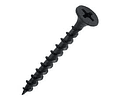 Tornillo drywall 4.2x65 negro bolsa 100u