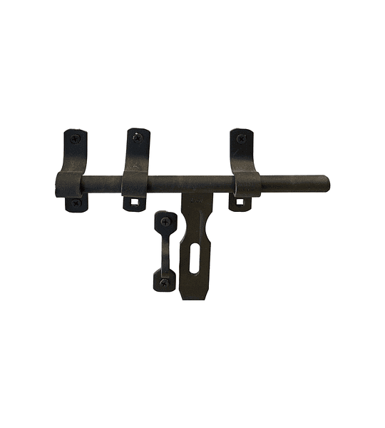 Cerrojo carcelero c/torn. 8 x 1/2"negro