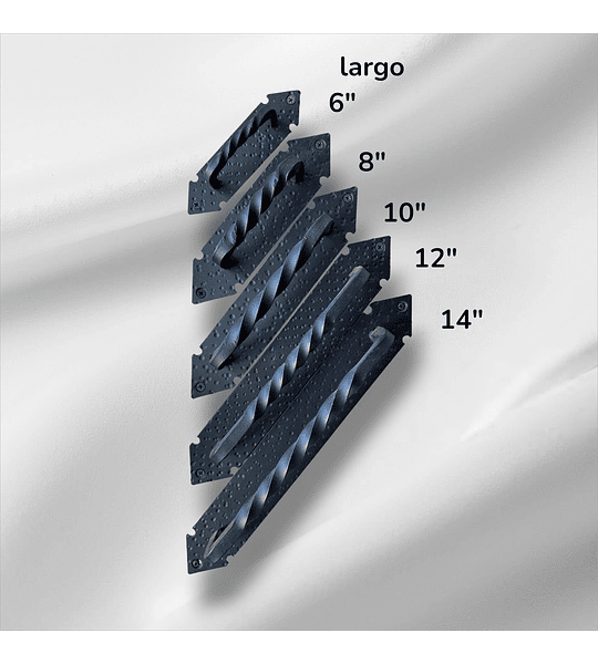 Manillon flecha 2x1/8x12" linea colonial mf04