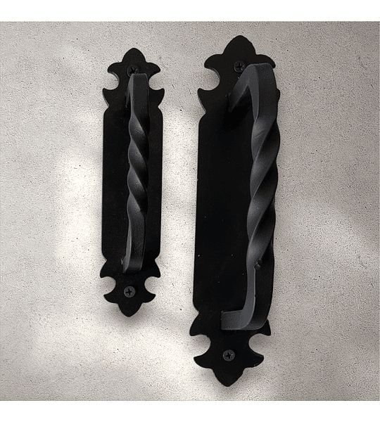 Tirador colonial t/negro 10"