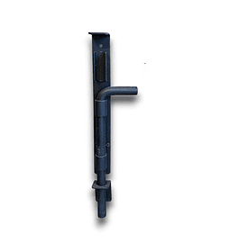 Picaporte baston t/negro 1/2x12"