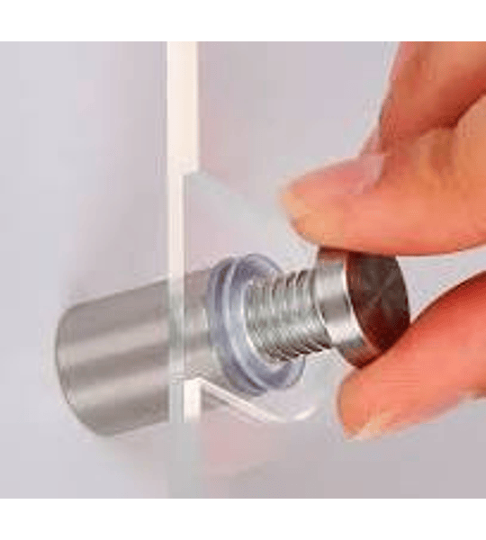 Separador de vidrio a inox 12*30 mm (sep001)