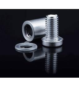 Separador de vidrio a inox 19*30 mm (sep003)