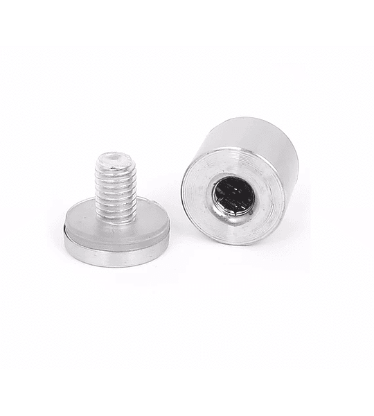 Separador de vidrio a inox 25*25 mm (sep007)