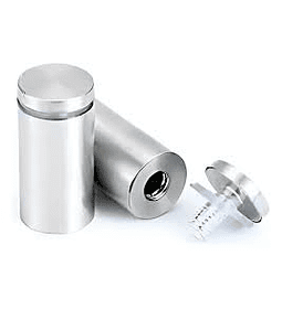 Separador de vidrio a inox 19*40 mm (sep004)