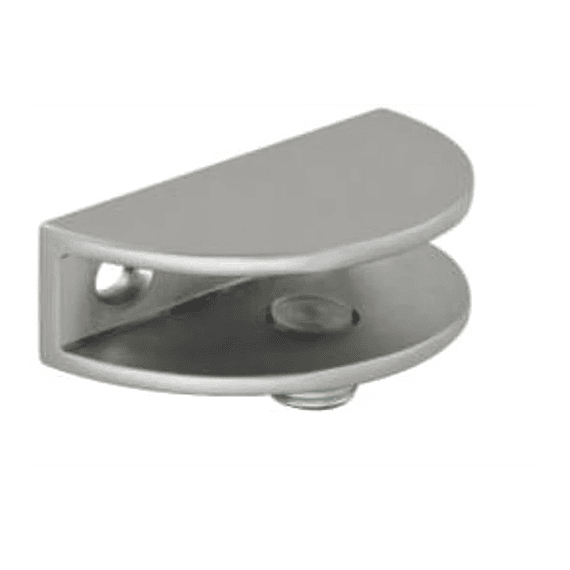 Escuadra p/vidrio 1/2 luna acero mediana 45,6*22mm (sop002)