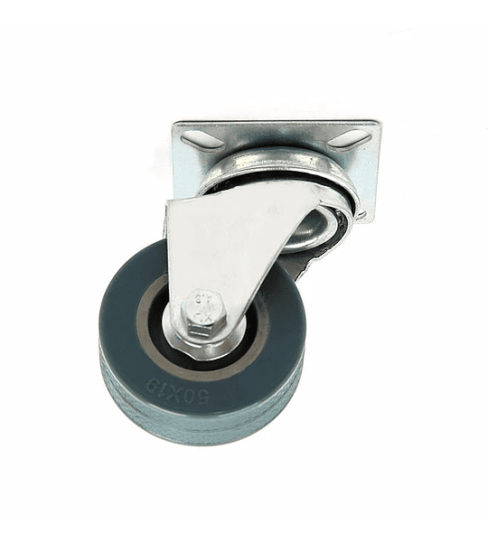 Rue011 rueda c/base gir 5" gris