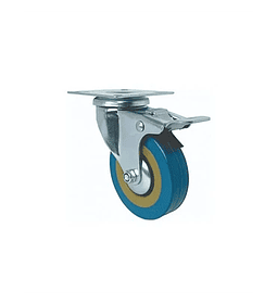 Rue015 rueda c/base c/fr gir 4" gris