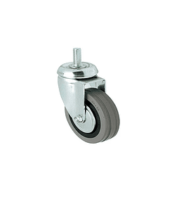 Rue018 rueda gir c/hilo 2.1/2" gris