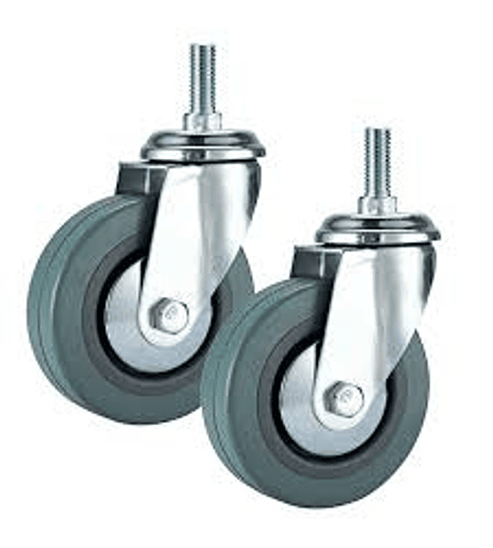 Rue021 rueda gir c/hilo 5" gris