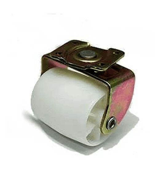 Rue079 rueda cama c/base y freno blanca 53187