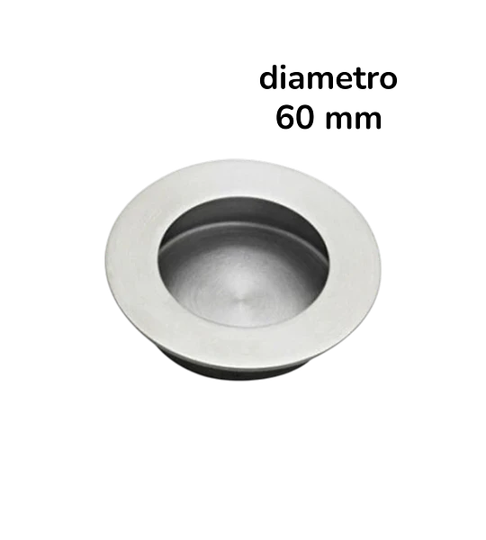 Asa07 asa redonda 60 mm  acero inox