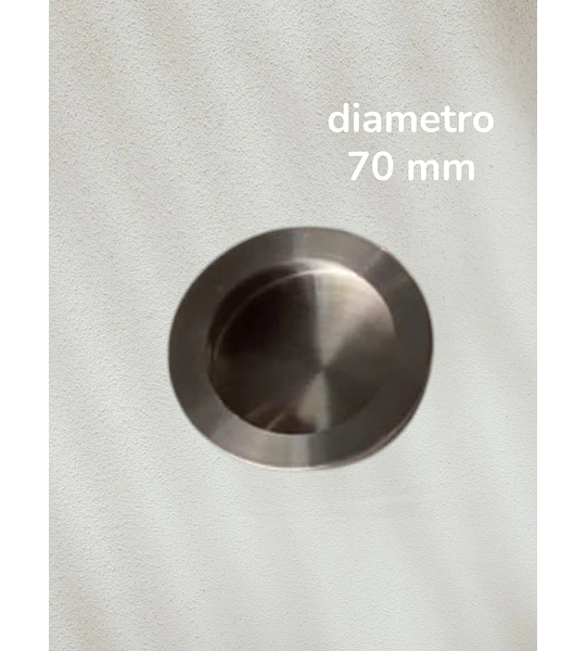 Asa08 asa redonda 70 mm acero inox
