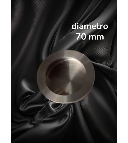 Asa08 asa redonda 70 mm acero inox