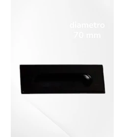 Asa01 asa rectangular negra 96 mm