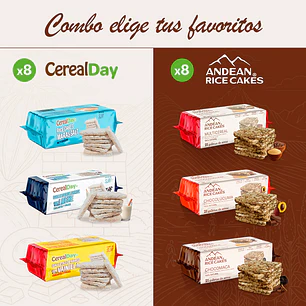  COMBO ELIGE TUS FAVORITOS (8 Andean + 8 CerealDay)