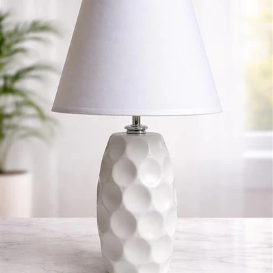 CANDEEIRO 40CM BRANCO BASE