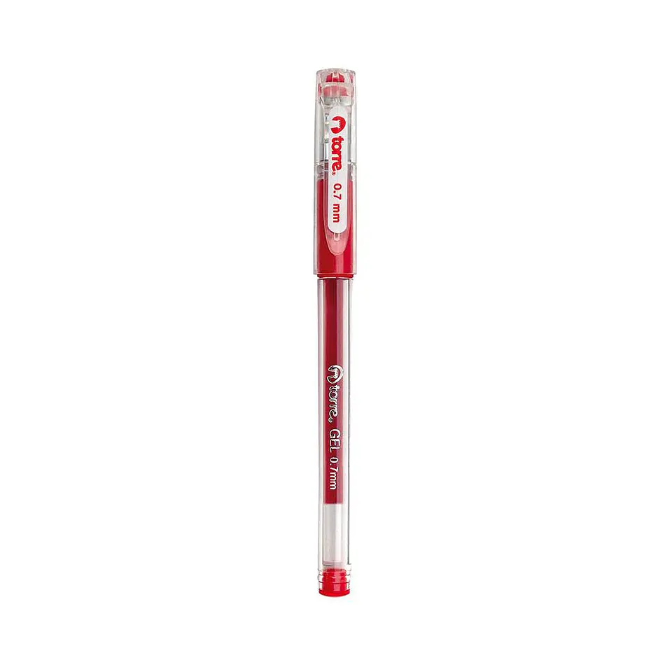 Lápiz tinta gel 0.7 mm rojo 1