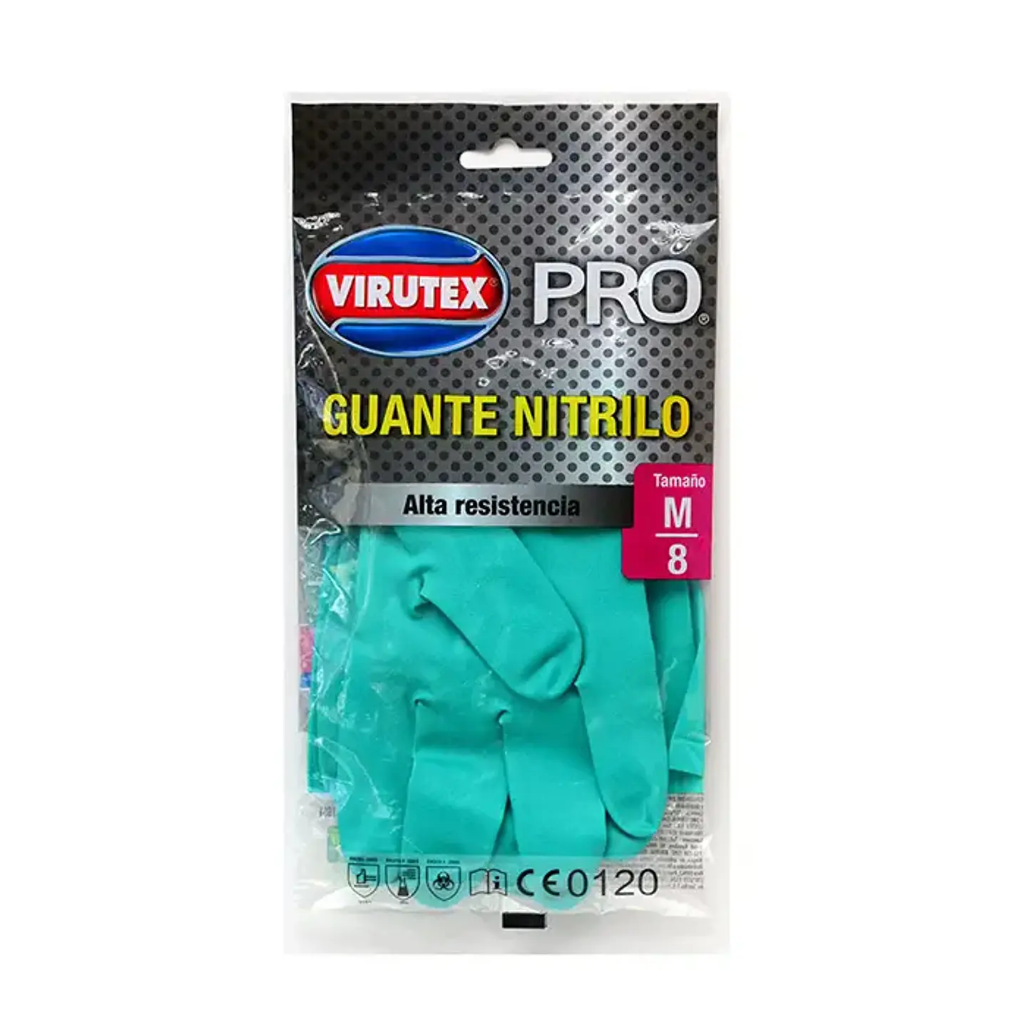 Guantes de nitrilo verde talla M 1