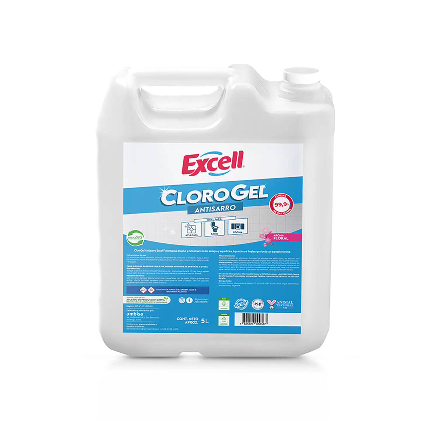 Cloro gel 5 L 1