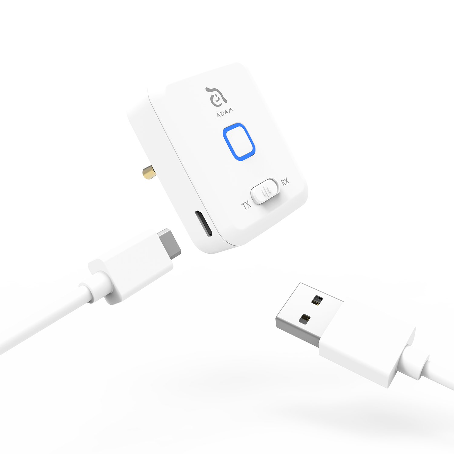  - Transmisor wireless para Airpods Eve Adam Elements blanco 3