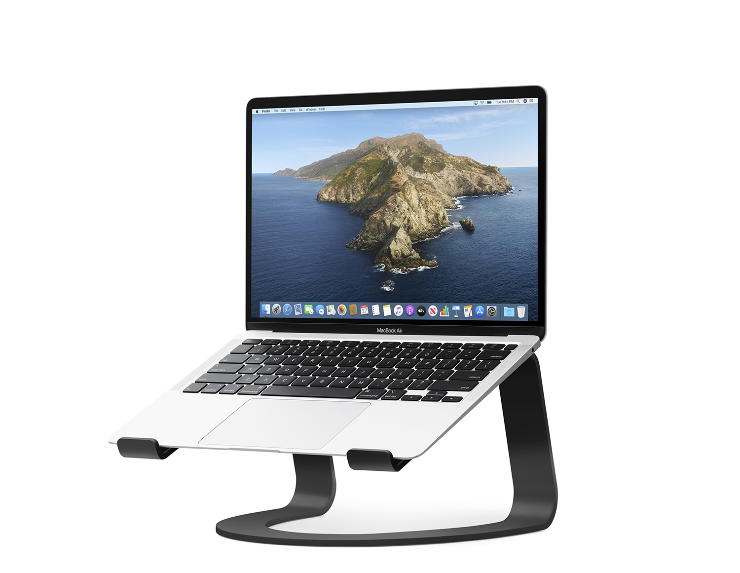  - Soporte fijo curvo para MacBook TwelveSouth negro 1