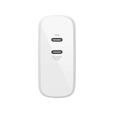 Cargador 68W USB-C GAN Belkin Blanco