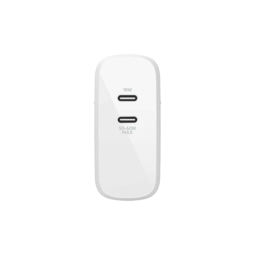 Cargador 68W USB-C GAN Belkin Blanco