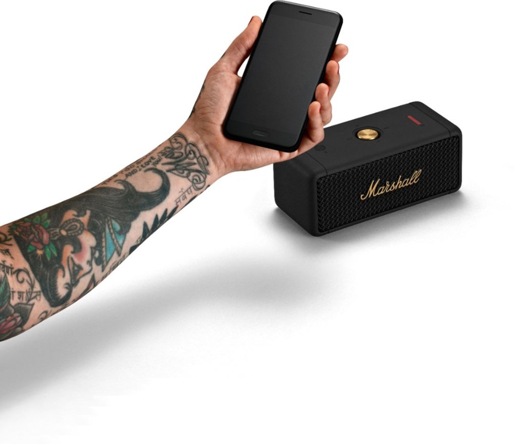  - Parlante bluetooth Emberton Marshall Black & Brass. 8