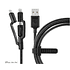  - Cable USB-A a Micro-USB / USB-C / Lightning Dusted Rugged de 1,2 m 1