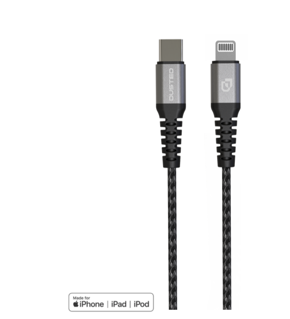  - Cable Lightning MFi a USB-C 1.2 Mt Rugged Dusted 1