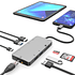  - Hub USB-C, USB 3.0 x 3, USB-C 3.0 x 1, HDMI, Gigabith Ethernet, Micro SD EzQuest 5