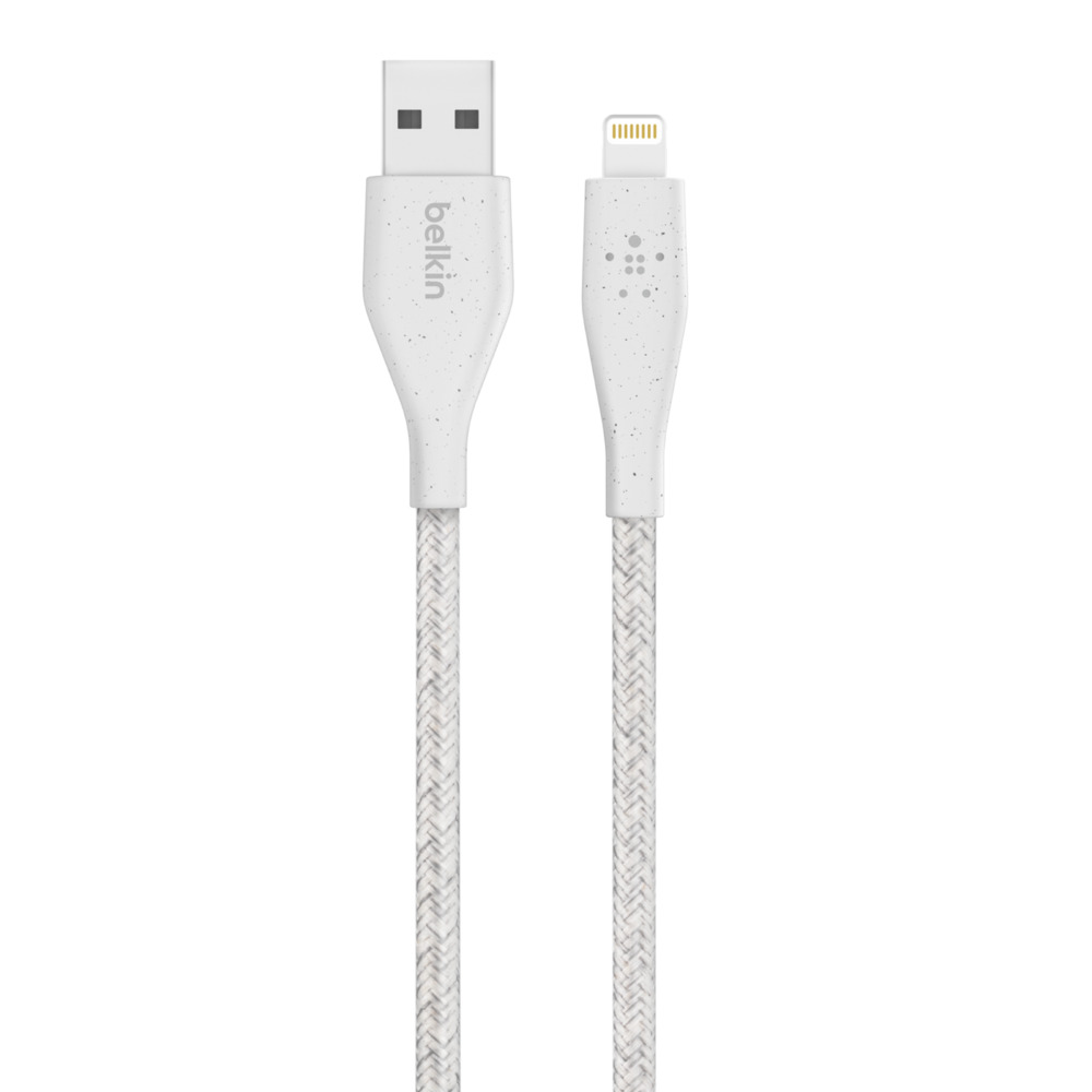  - Cable Lighning a USB-A 1.2 Mt Duratek Plus Belkin blanco 1