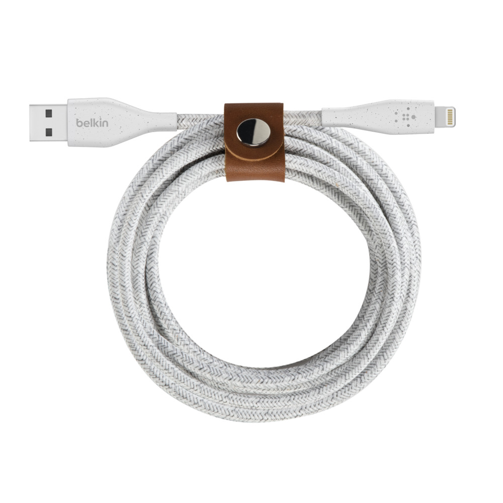  - Cable Lighning a USB-A 1.2 Mt Duratek Plus Belkin blanco 4