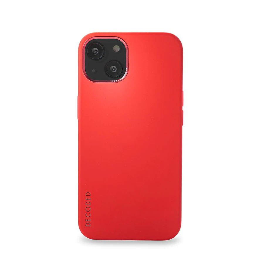 Funda silicona Decoded MagSafe para iPhone 13 Rojo | Quintec