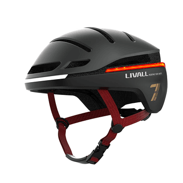 Casco LED EVO21 talla M Livall Negro