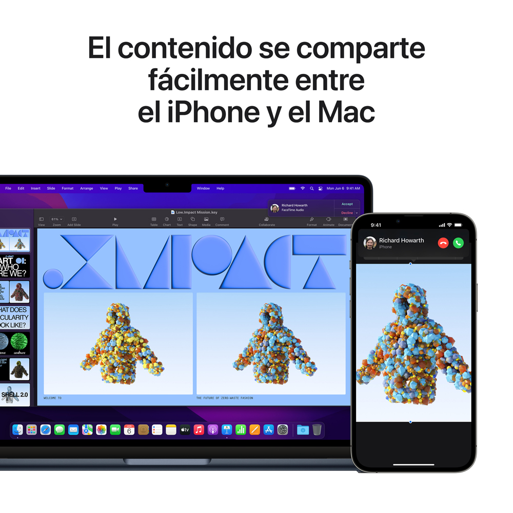  - MacBook Air 13.6/ M2 8C/ GPU 10C/512GB medianoche 9