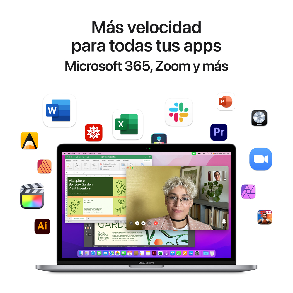  - MacBook Pro 13.3/ M2 8C/ GPU 10C/256GB gris espacial 8