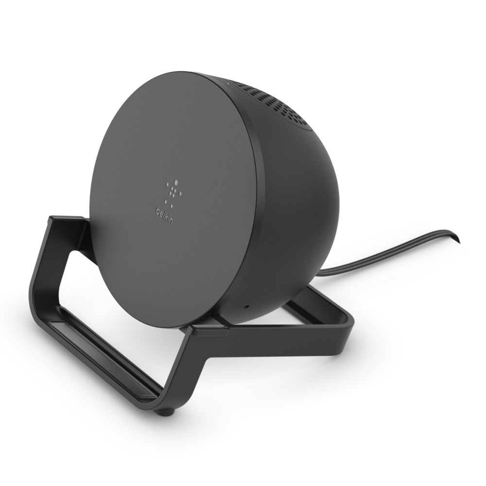  - Cargador wireless con parlante Belkin negro 5