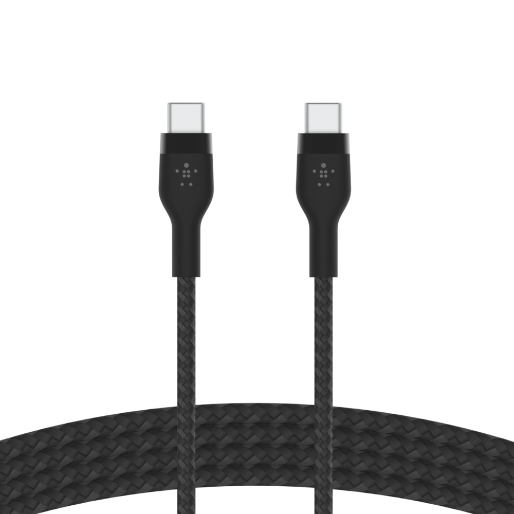  - Cable USB-C a Ligthing 2mt  Pro Flex Belkin Negro 1