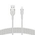  - Cable USB-A a Ligthing 1mt  Pro Flex Belkin Blanco  1