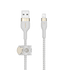  - Cable USB-A a Ligthing 1mt  Pro Flex Belkin Blanco  3