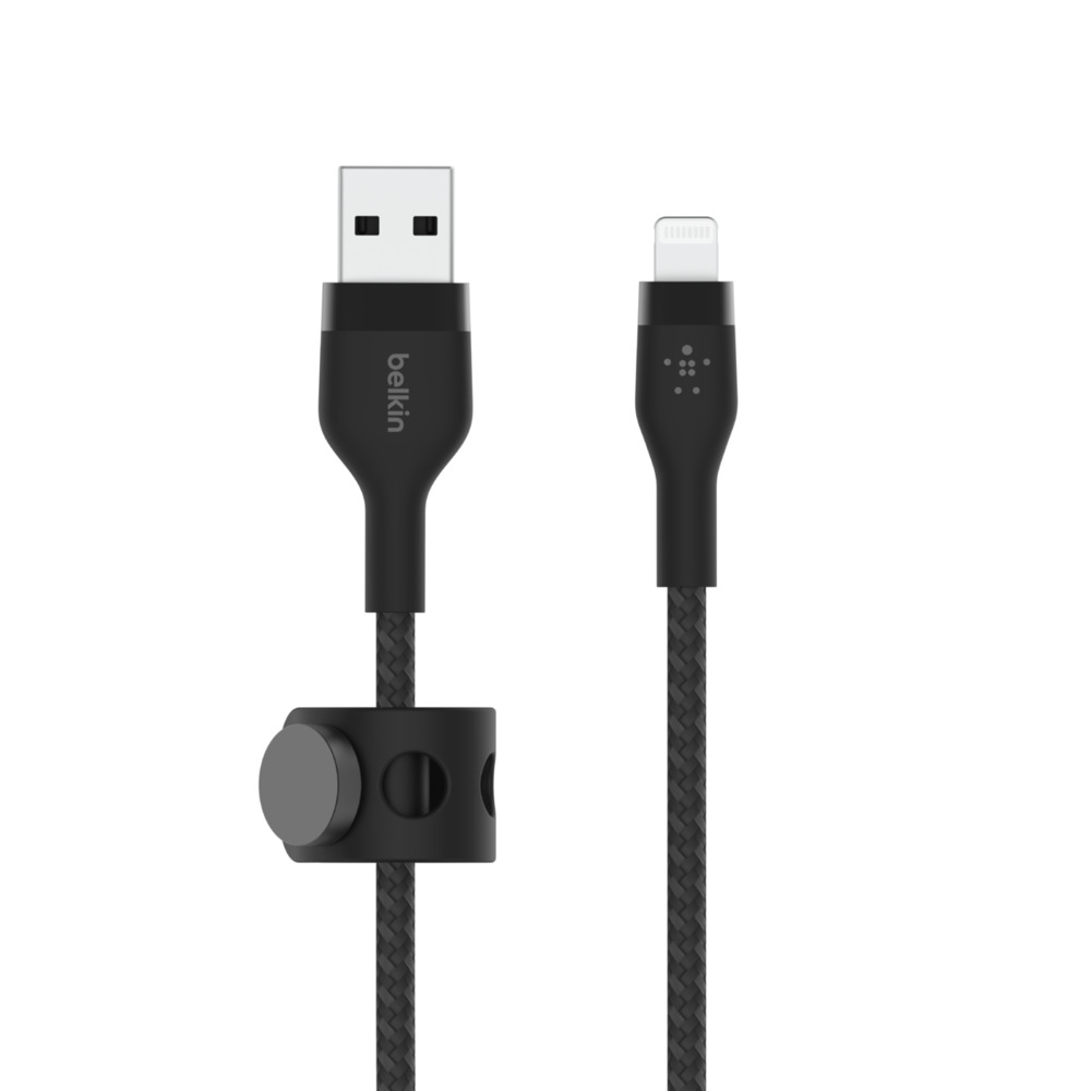  - Cable USB-A a Ligthing 1mt  Pro Flex Belkin Negro 3